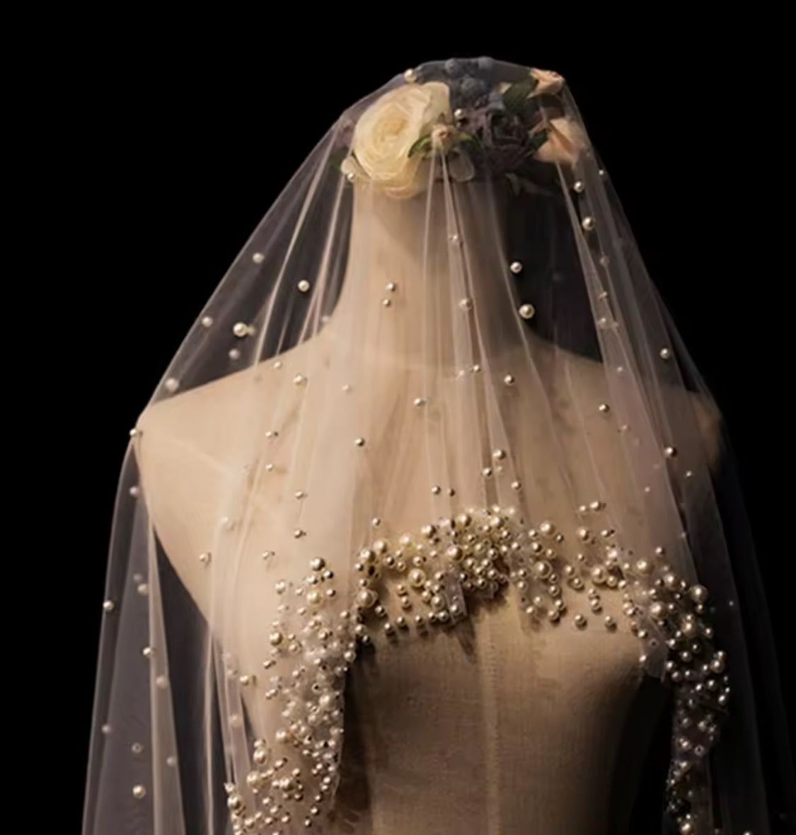 Tulle ‘CRYSTAL BRIDE’ Wedding Veil’s