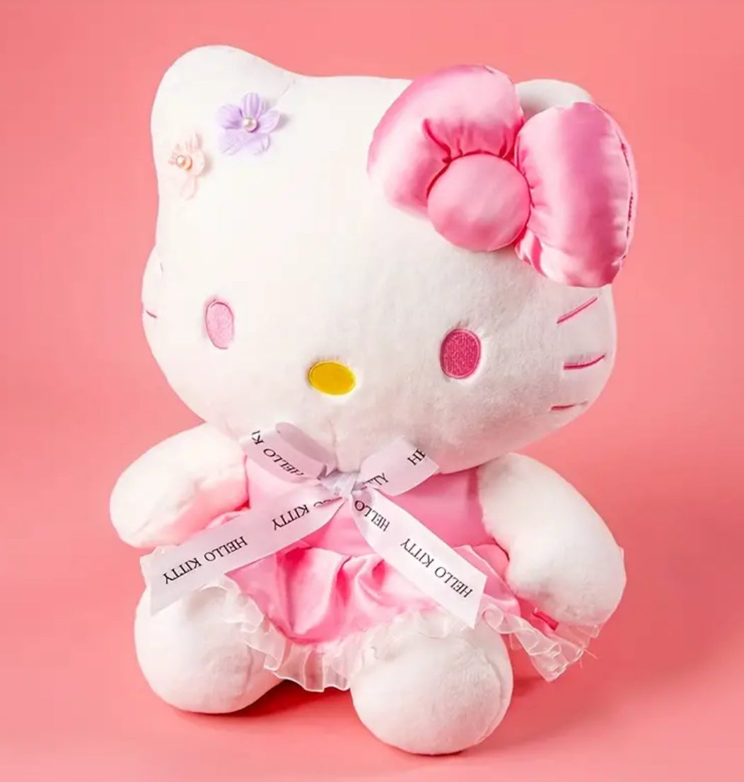 Hello Kitty- Lilacs, Flower Style Soft Cute Plush