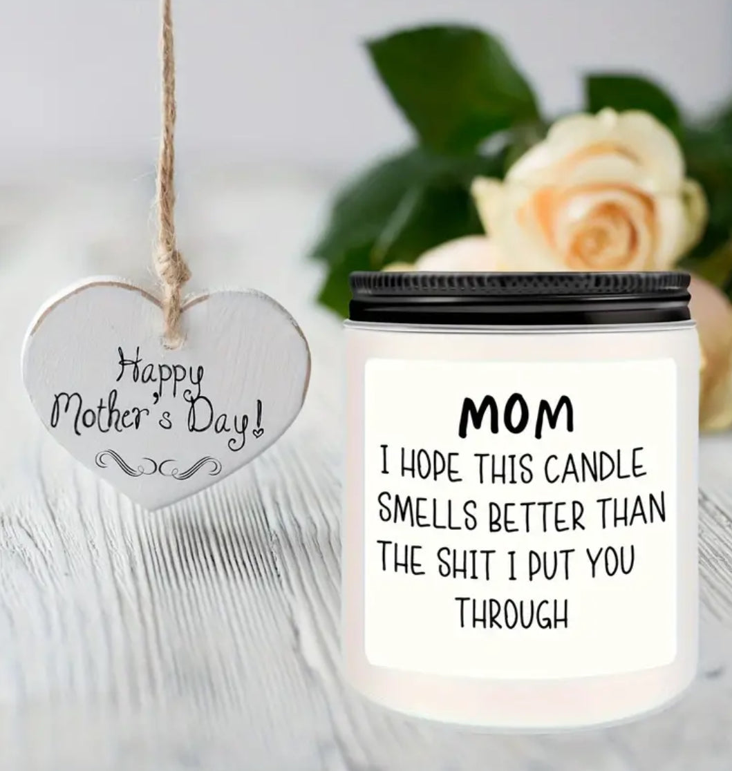 Lavender Scented Candle, Gift for Mom