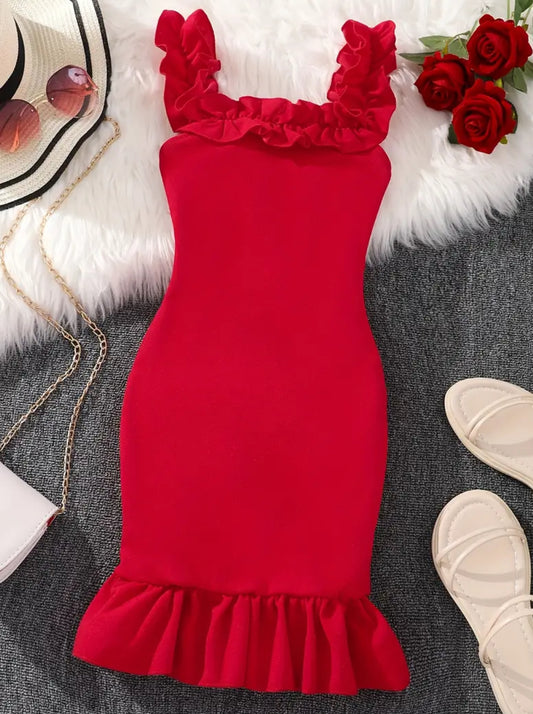 Vestido camisero para adolescentes elegantes ♥️