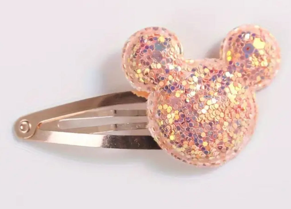 Disney Glitter Hair Clip Accessories