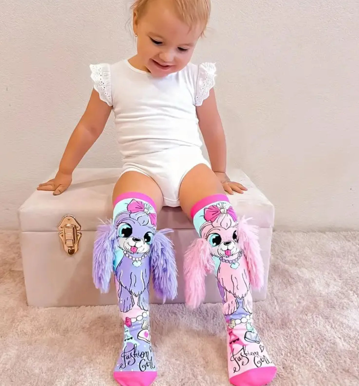 “Fifi” Girls socks, long socks,