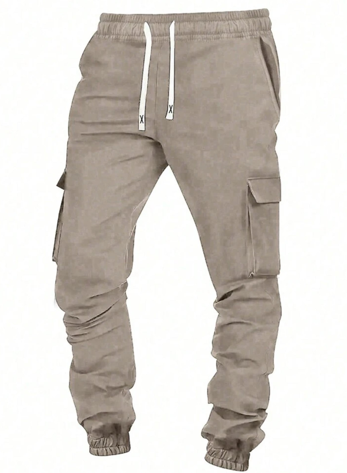 Casual Drawstring Workwear Trousers, Joggers Teens