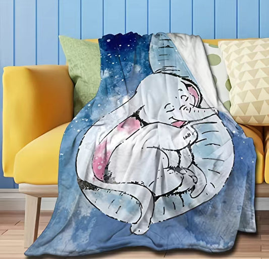 Dumbo, Flannel, Soft Cozy Throw Blanket