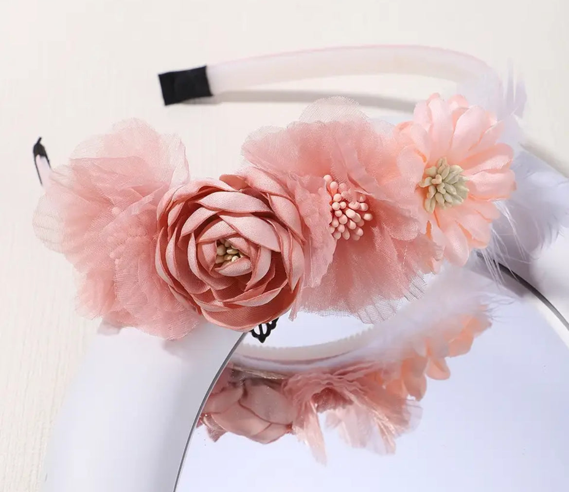 1 Piece “Flower Crown” Headband Hair Accessories