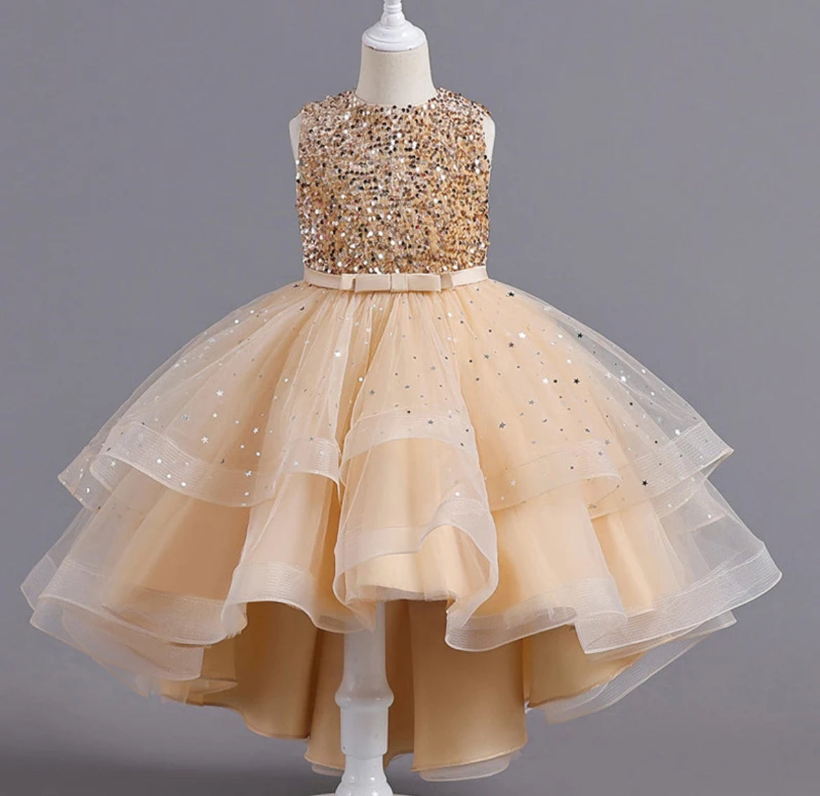 “Summer Sequins” Sleeveless Princess Dress