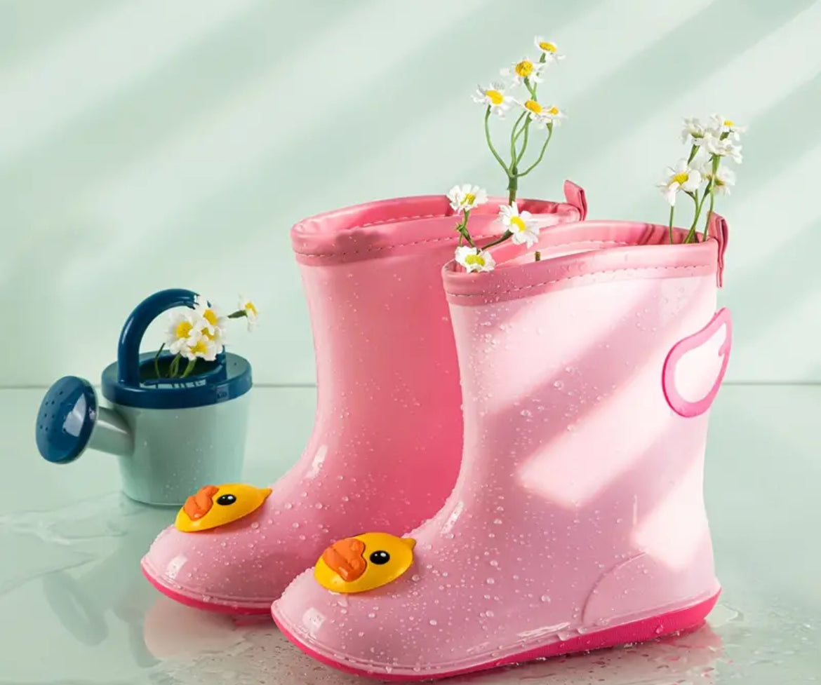 Botas de lluvia B.Duck para niños y niñas, impermeables