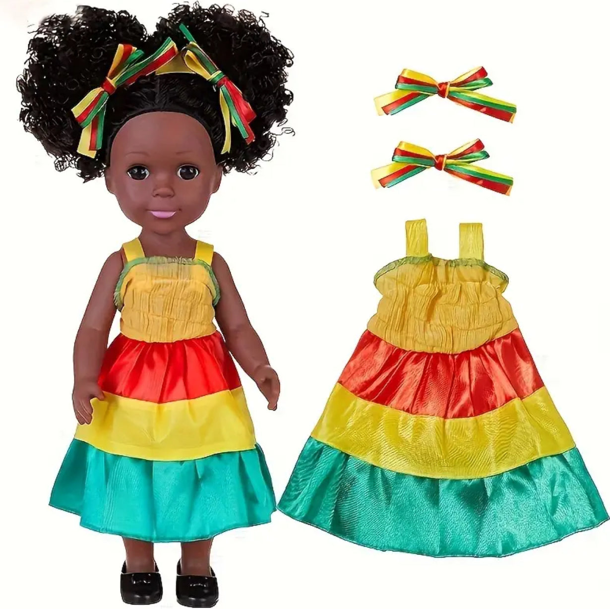 Muñecas con vestidos coloridos “Caribbean Girls”