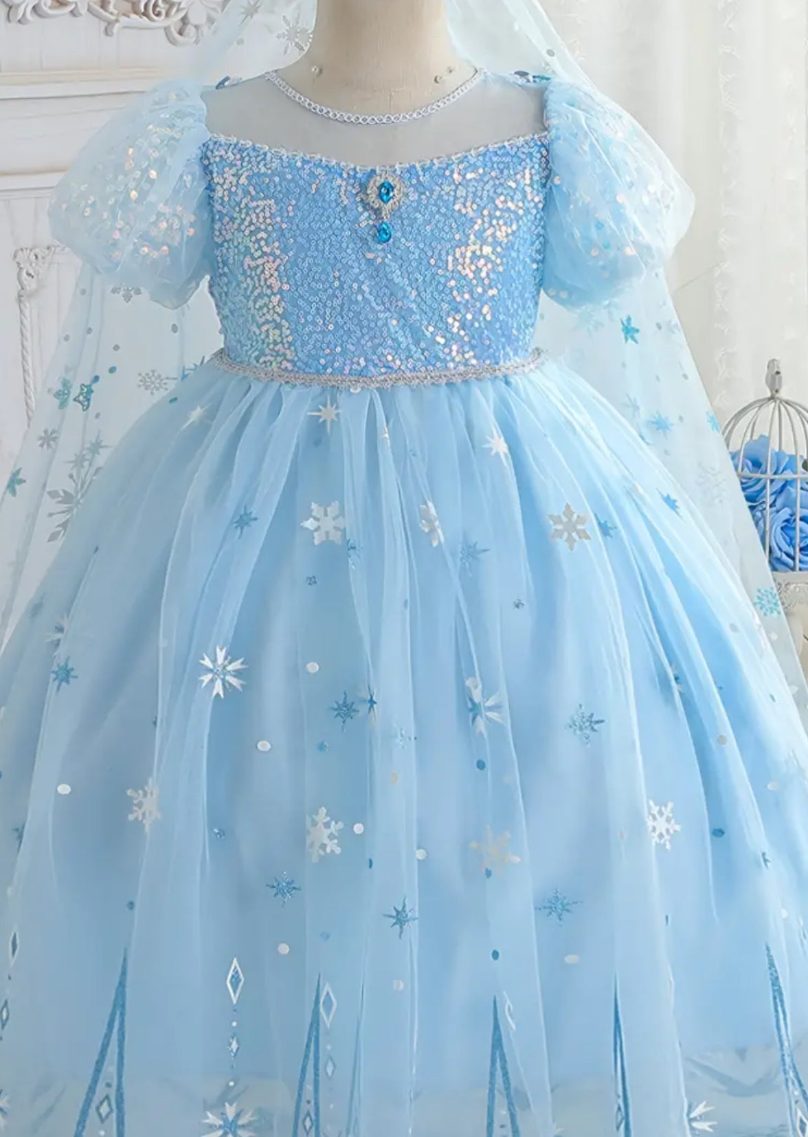 Vestido de princesa de cumpleaños de “Cenicienta”