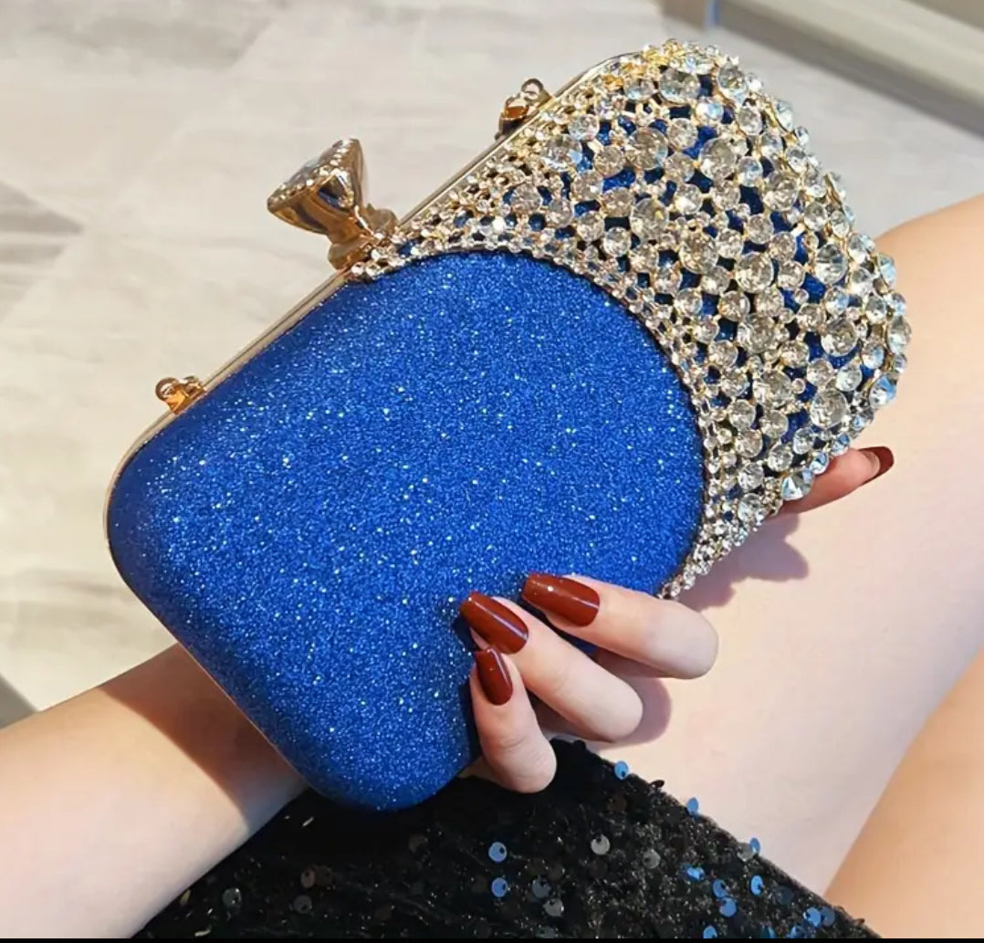 “Vintage Crystal” Beaded Clutch