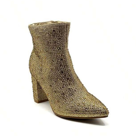 “Giselle” Rhinestone Booties Forever