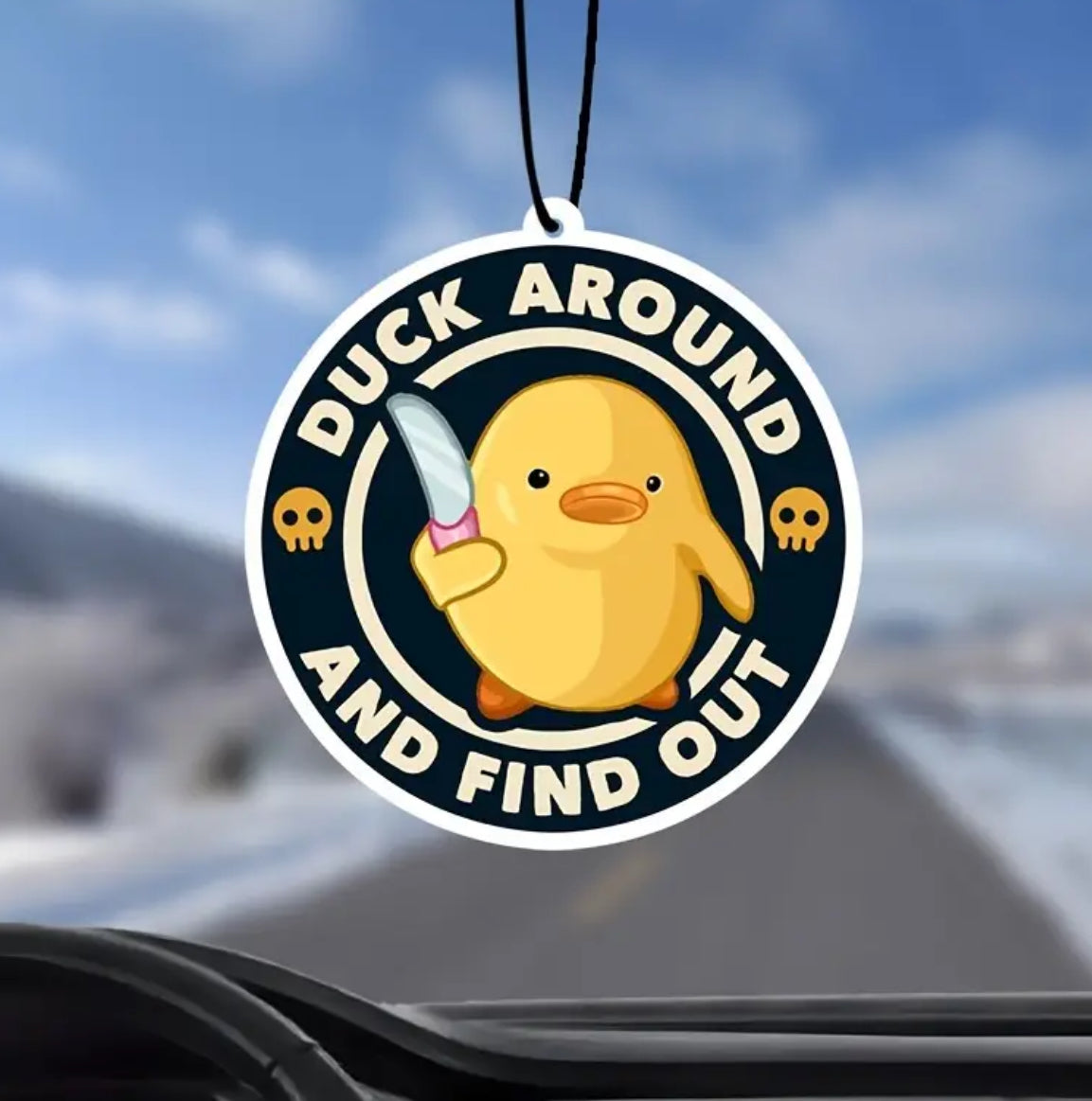 Duck Around and Find out Car Aromatherapy Tablets, Wardrobe Air Freshener, Perfume