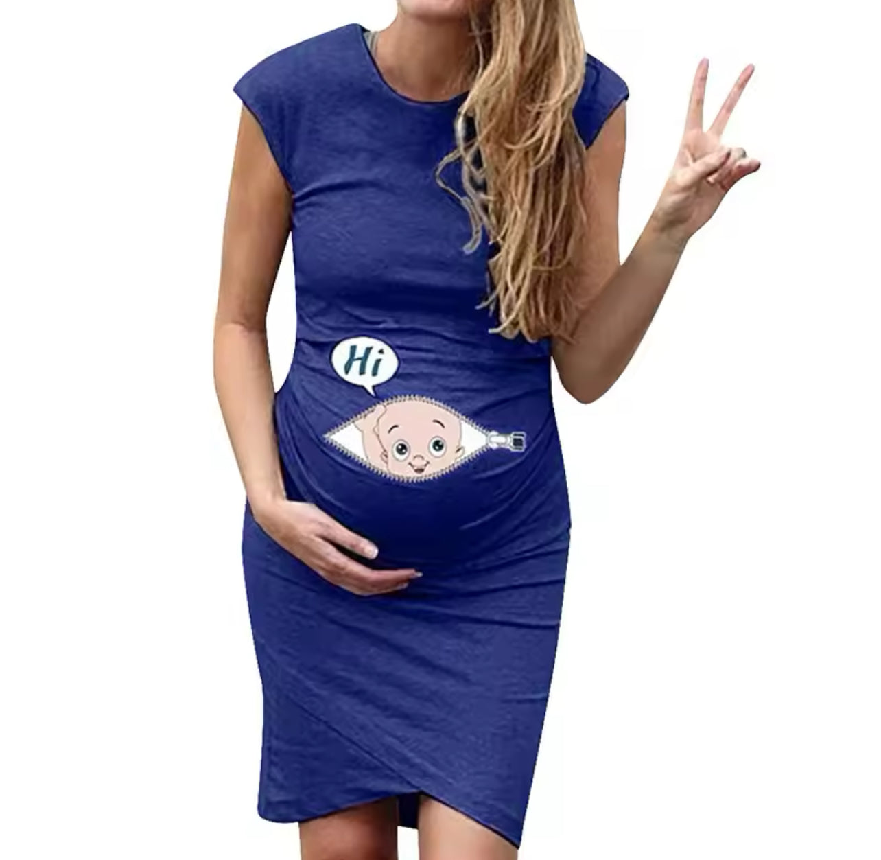 Plus Size Maternity, Loose Casual Dress “ Baby My Baby”