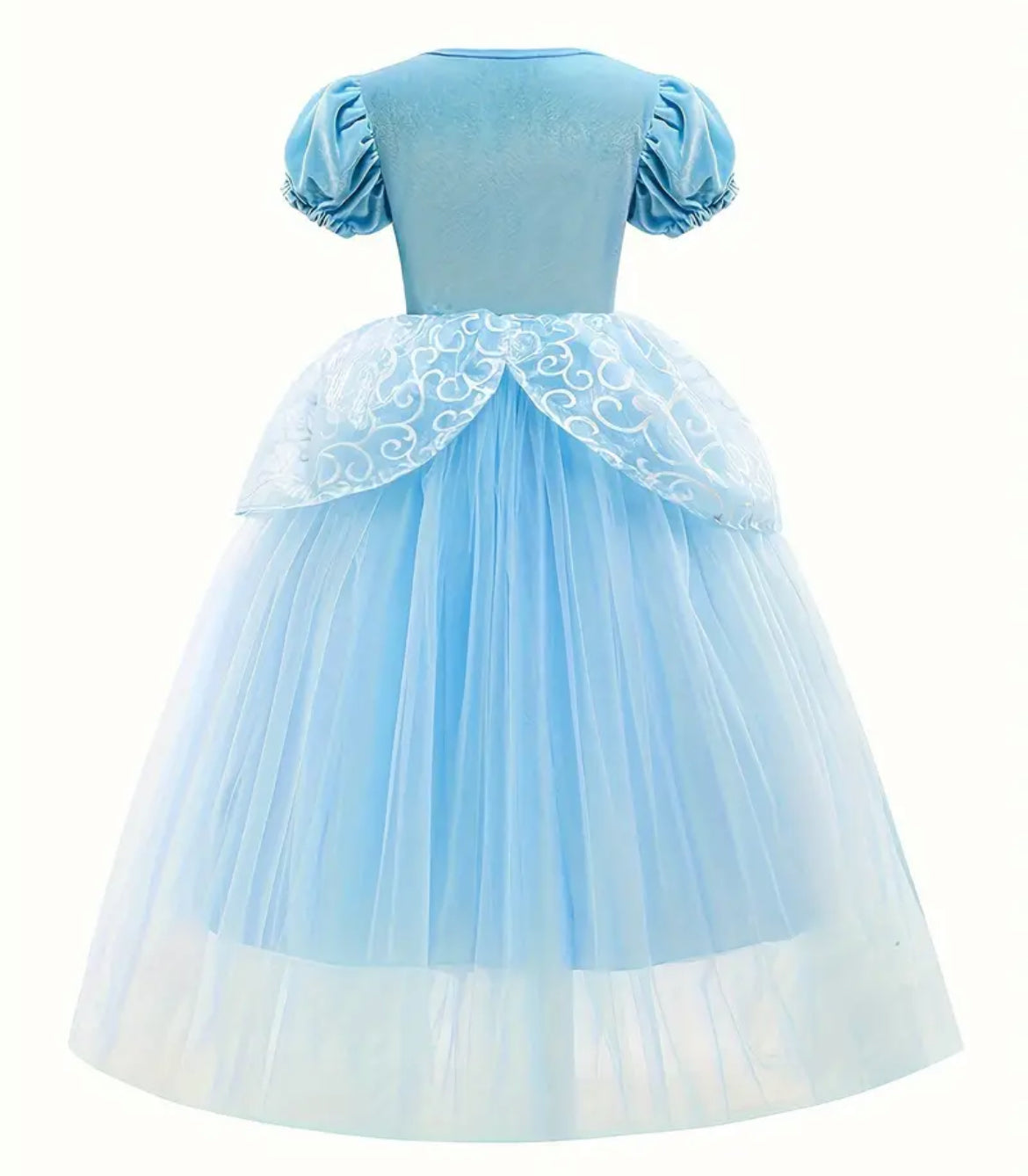 Vestido de princesa de cuento de hadas para niñas, Cenicienta 👑