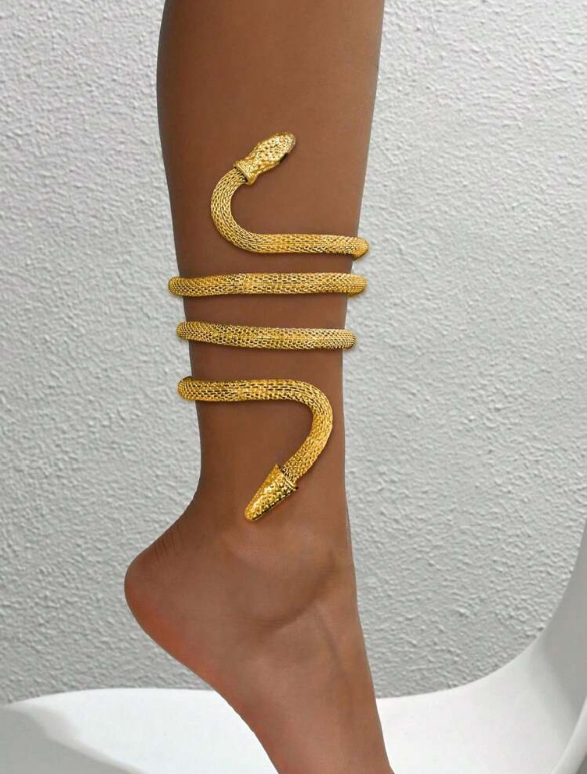 Anklet Snake Leg Chain | Flexible & Adjustable