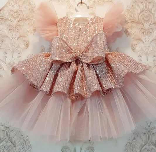 Sequin Rose Tulle 🌷 Princess Glam Dress