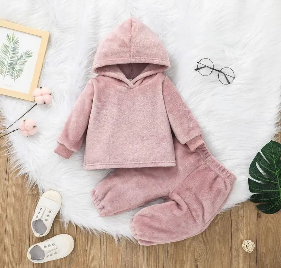 Baby Bear Hooded Hoodie Pants Set