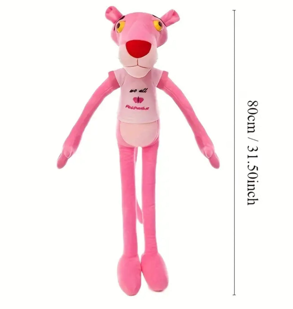 Peluche de almohada suave y travieso de la "Pantera Rosa" (ropa no incluida)