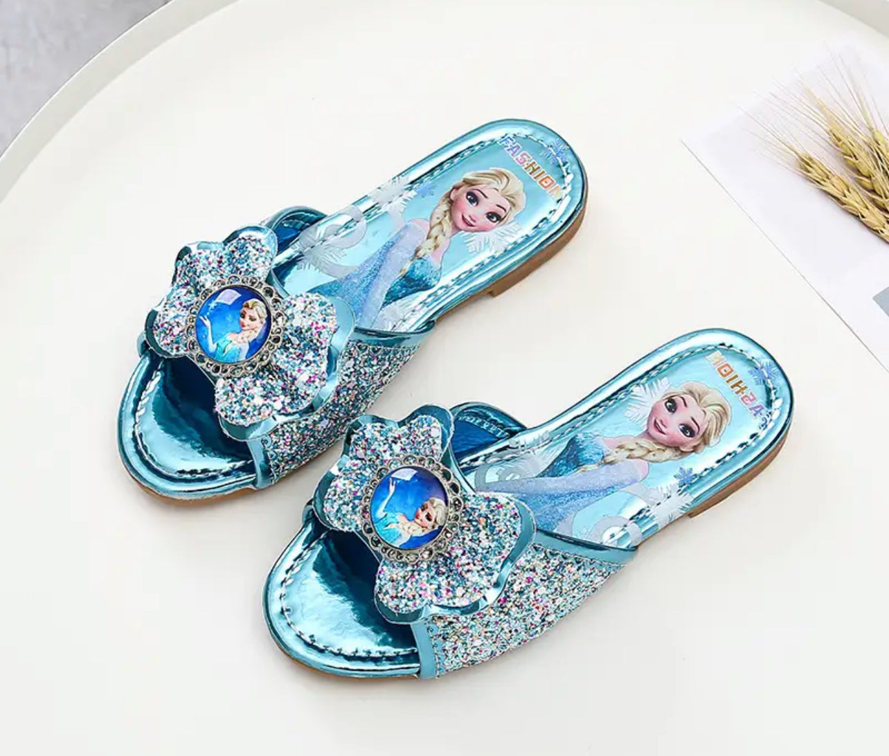 “Frozen” Anna &amp; Elsa Princess Flats, Girls