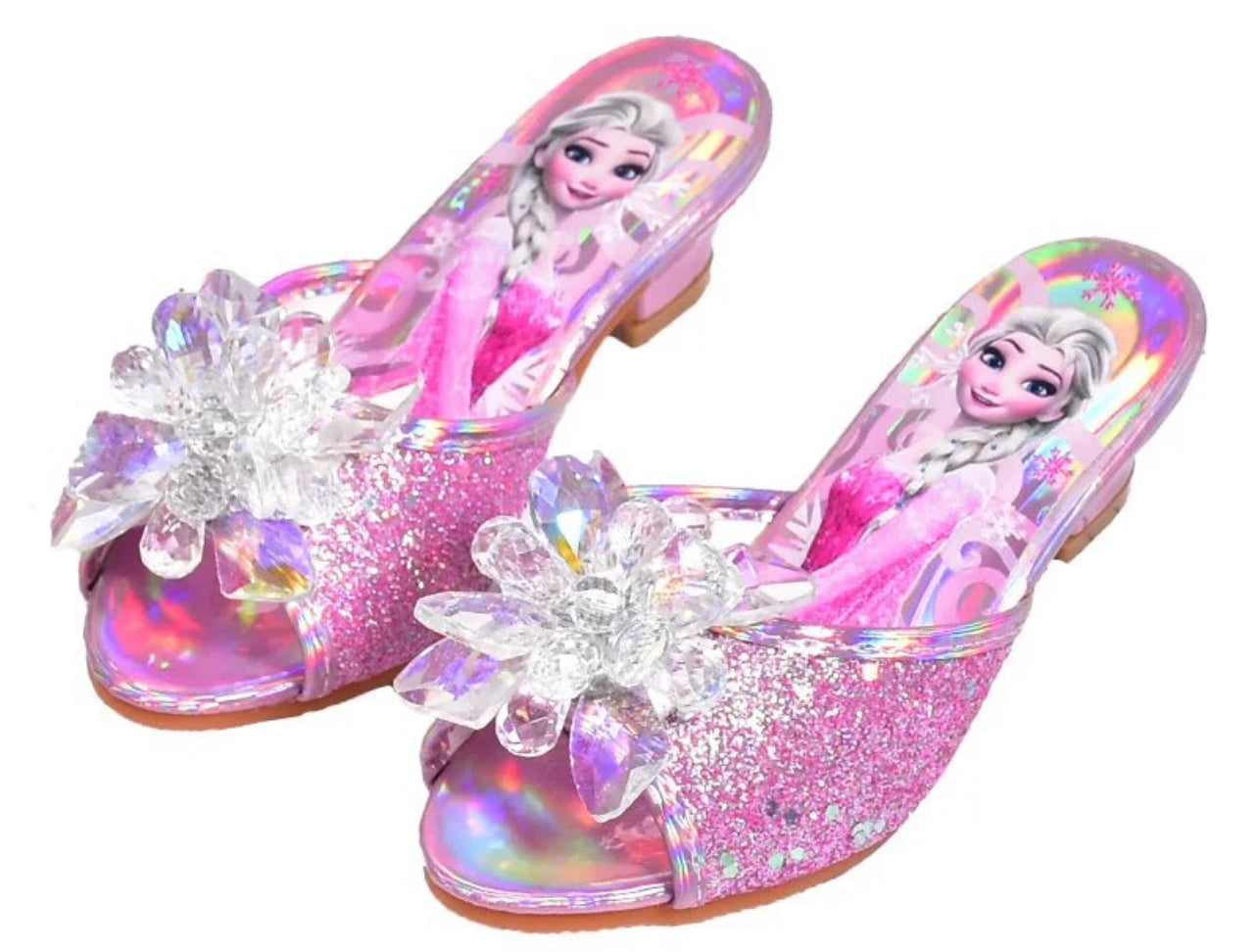 Disney Frozen Princess Elsa , Crystal Slippers