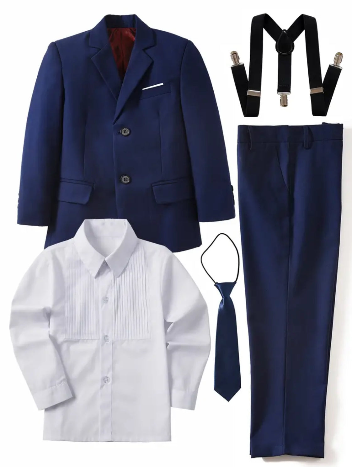 The Ashton, 5pcs Boys Formal Gentleman Outfits