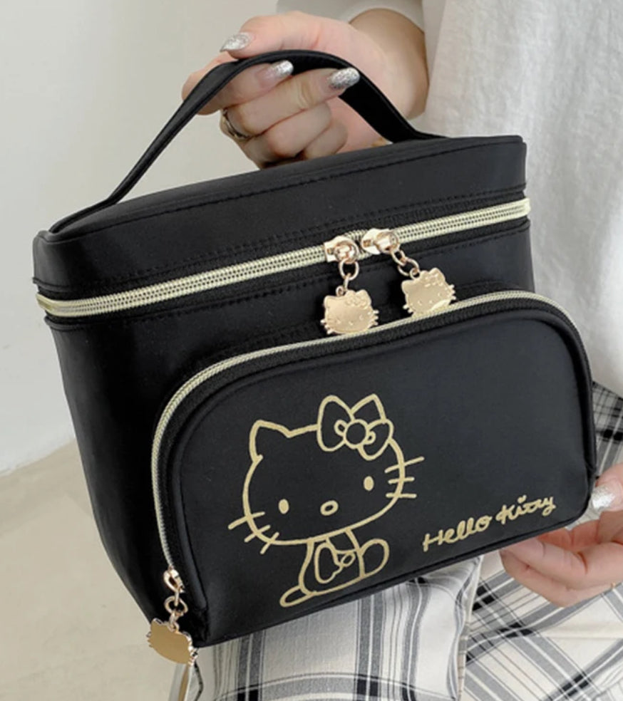 Sanrio Hello Kitty Cartoon, Cosmetic Canvas Portable Bag