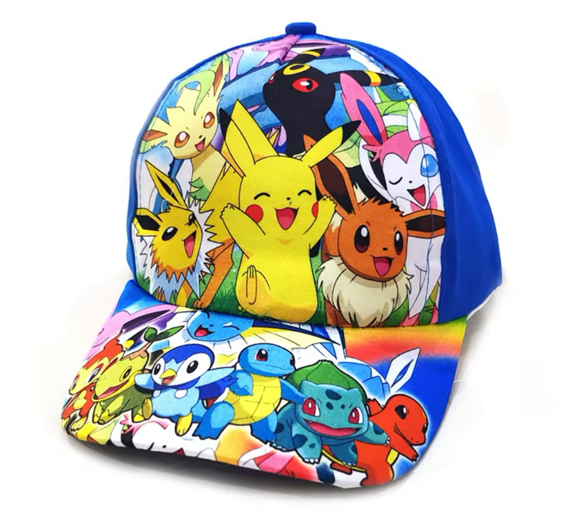 Pokemon & Pikachu Baseball Cap