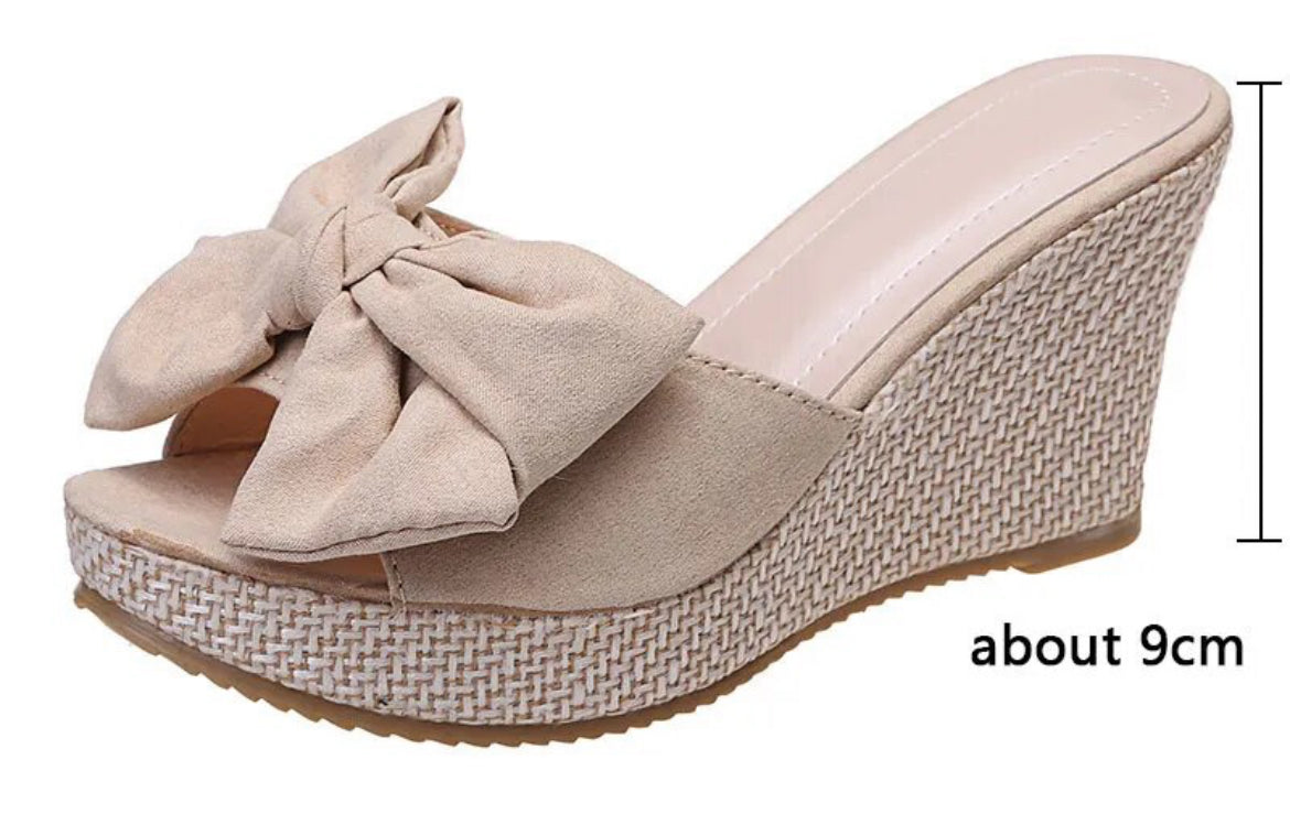 Bowknot Wedge, Platform, Posh 🌸 Collection, Women’s