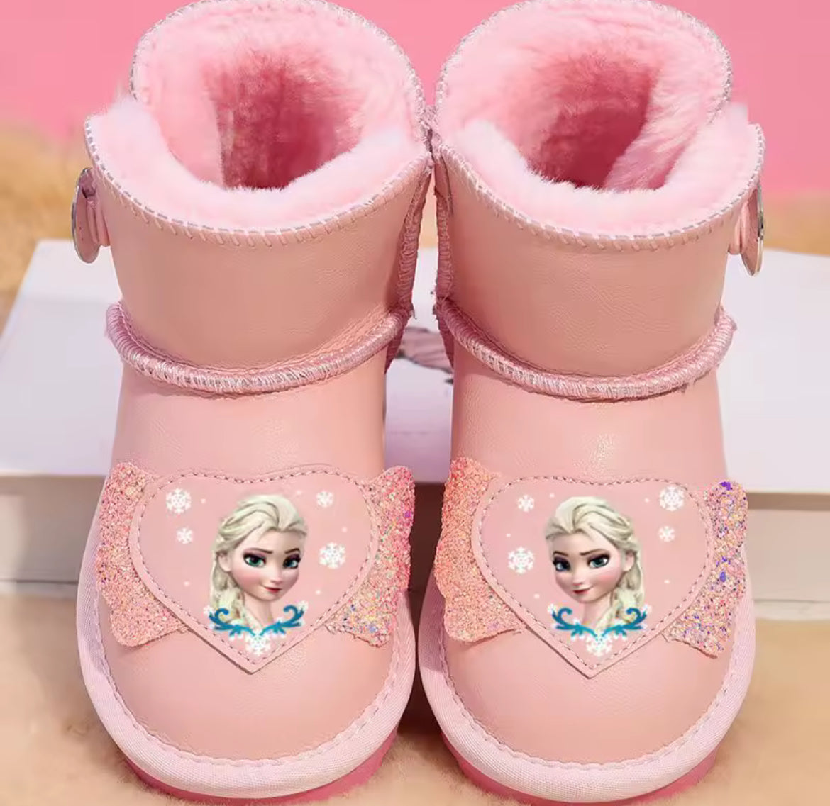 Princess Winter Boots Plush, Warm & Waterproof