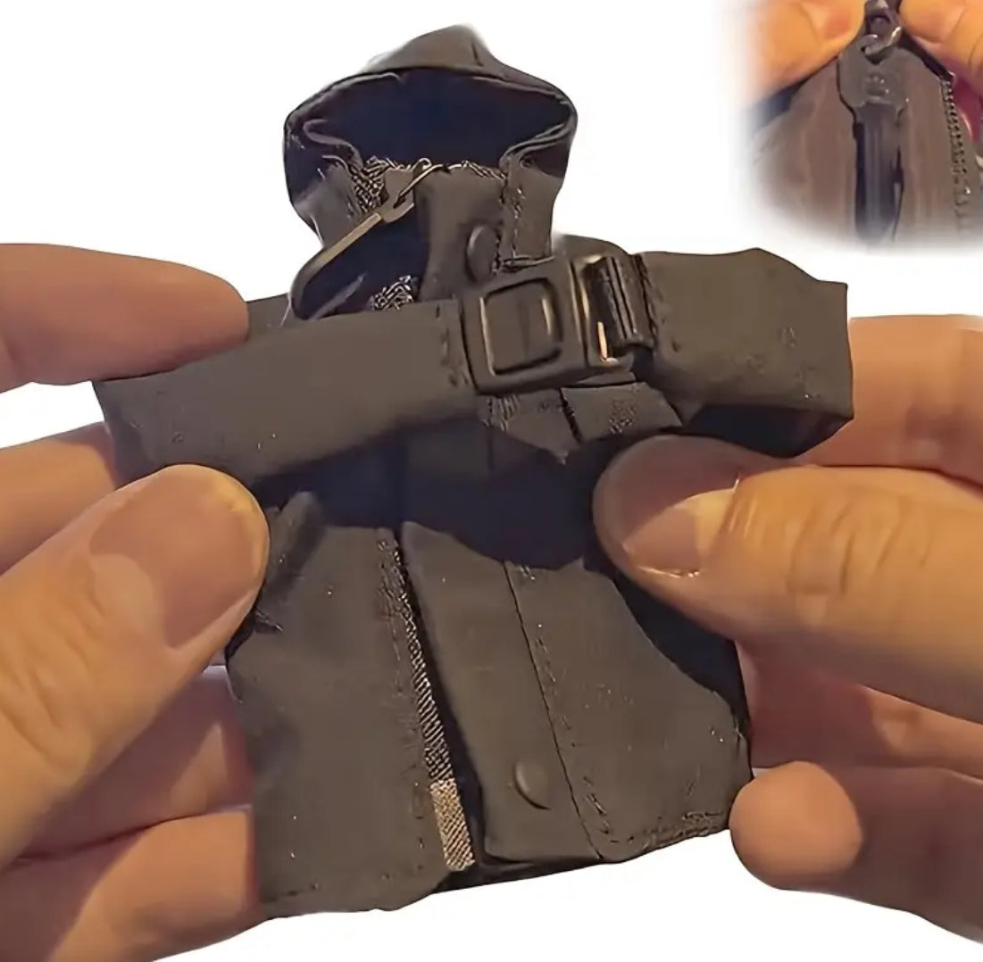 Mini -Style Down Coat Durable Keychain | Holder 