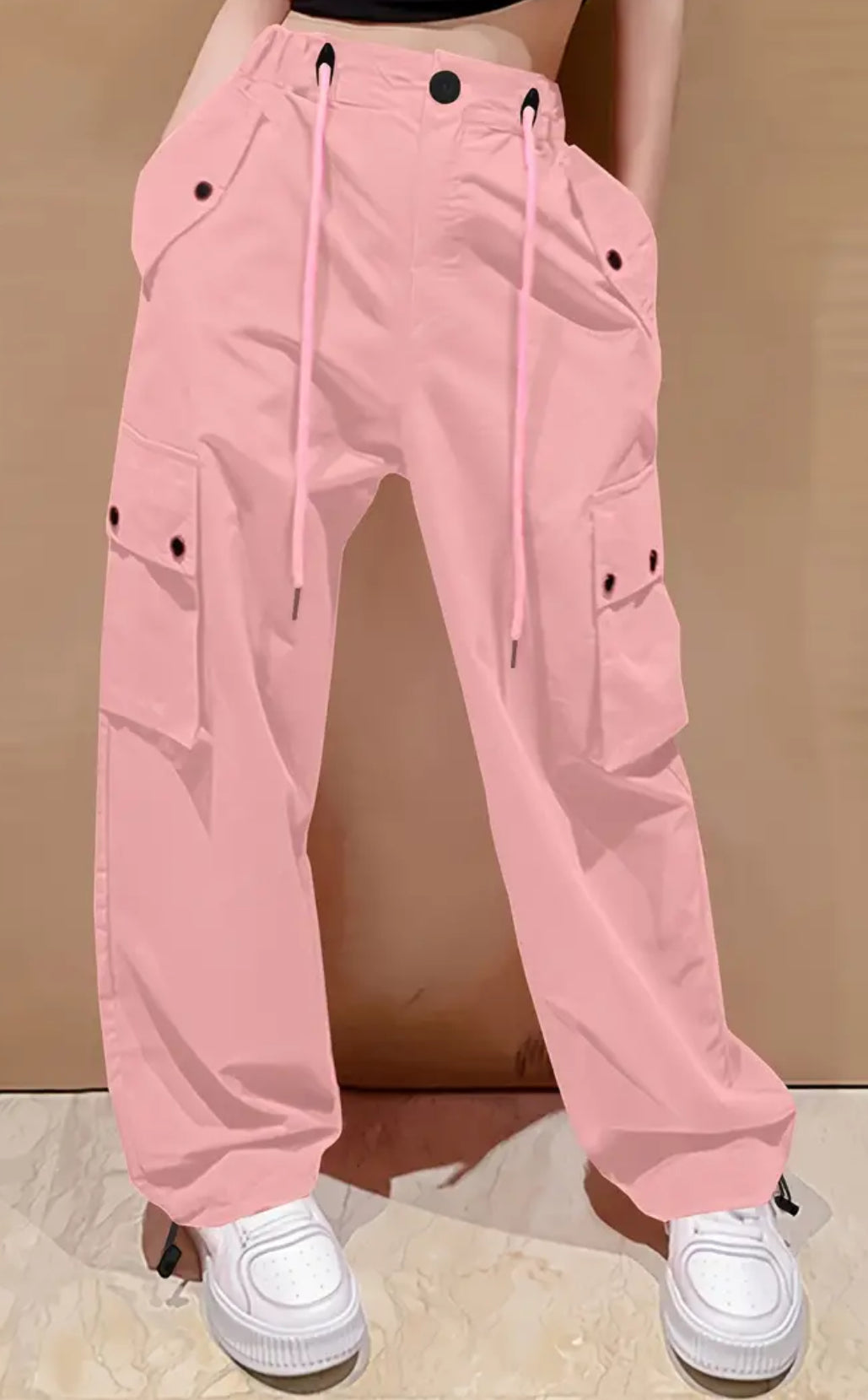 Street Wear Joggers, Multi-Pocket Funky Cargo Pants for Youth