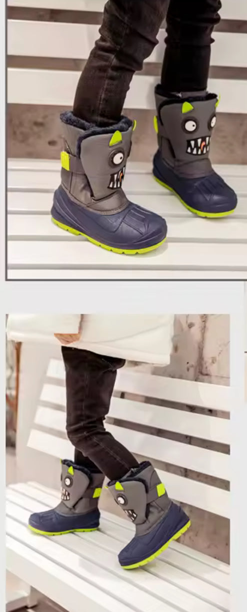 Boys “COOL” Snow Boots Waterproof Slip & Cold Weather Resistant