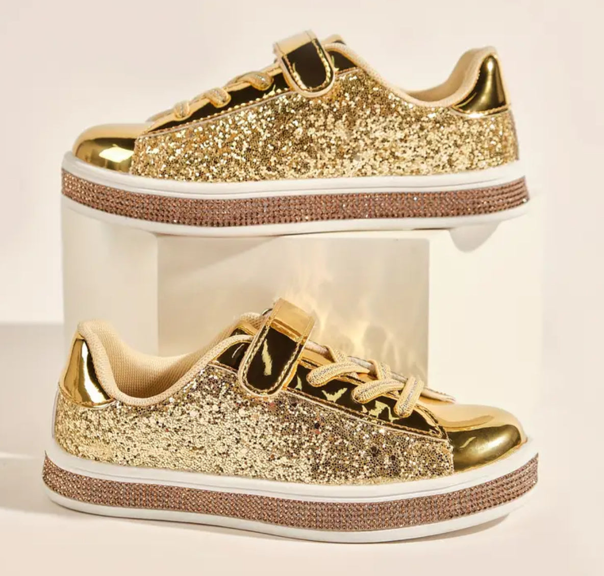 Glitter Tennis Shoes, Girls