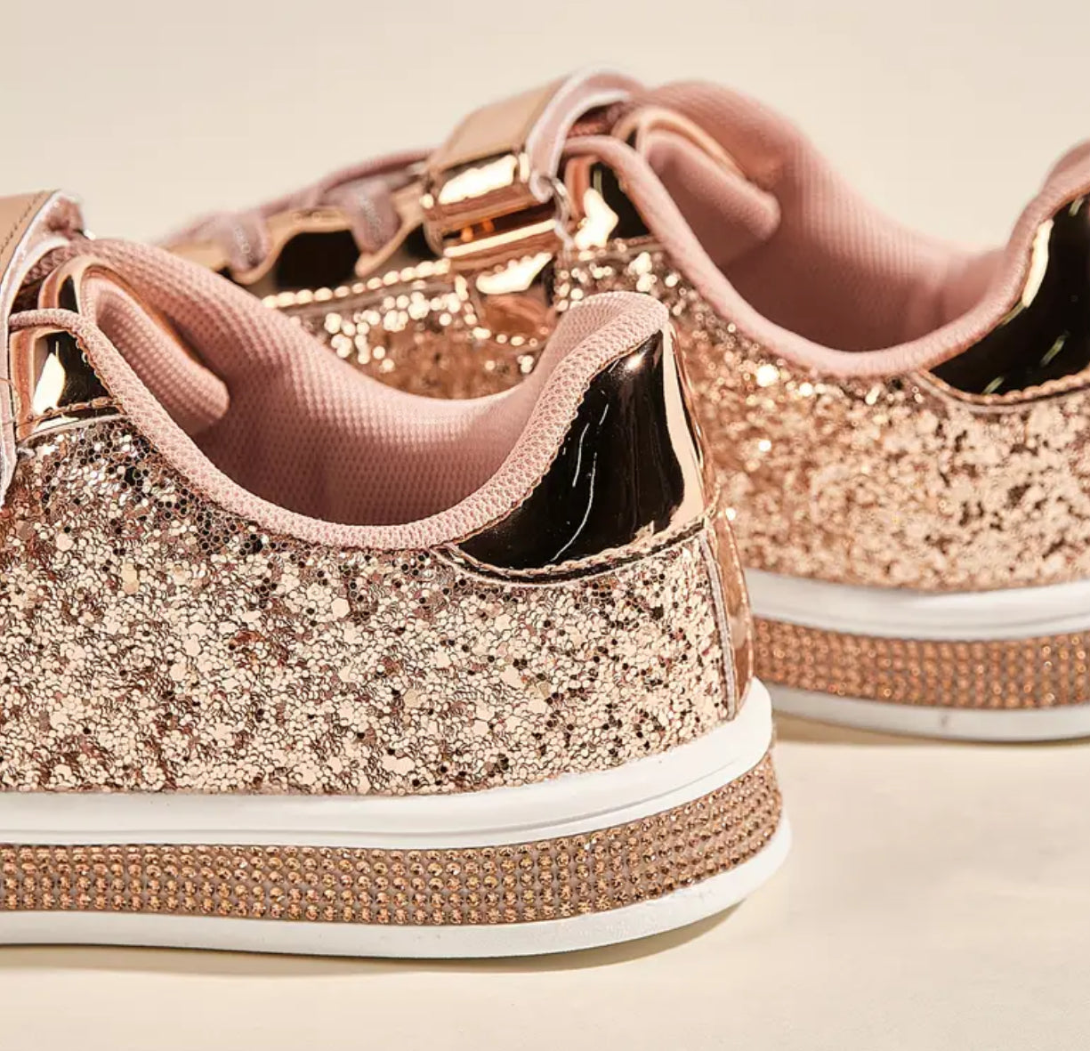 Glitter Tennis Shoes, Girls