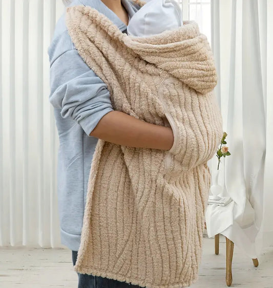 “Soft Baby Blanket” Multifunctional Hooded Blanket