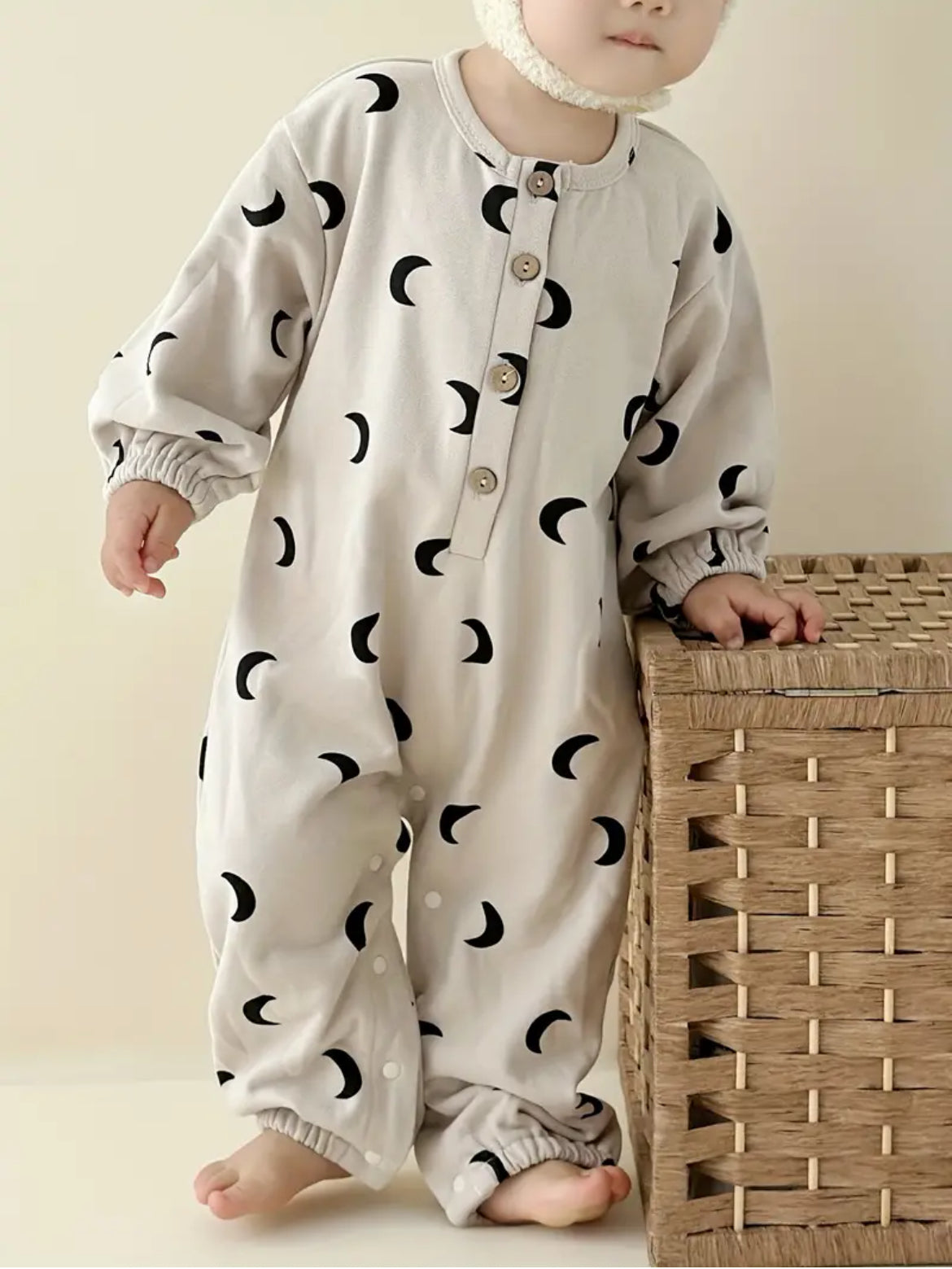 Moons, 1pc. Long-sleeved Cotton Sweater Suits Clothing