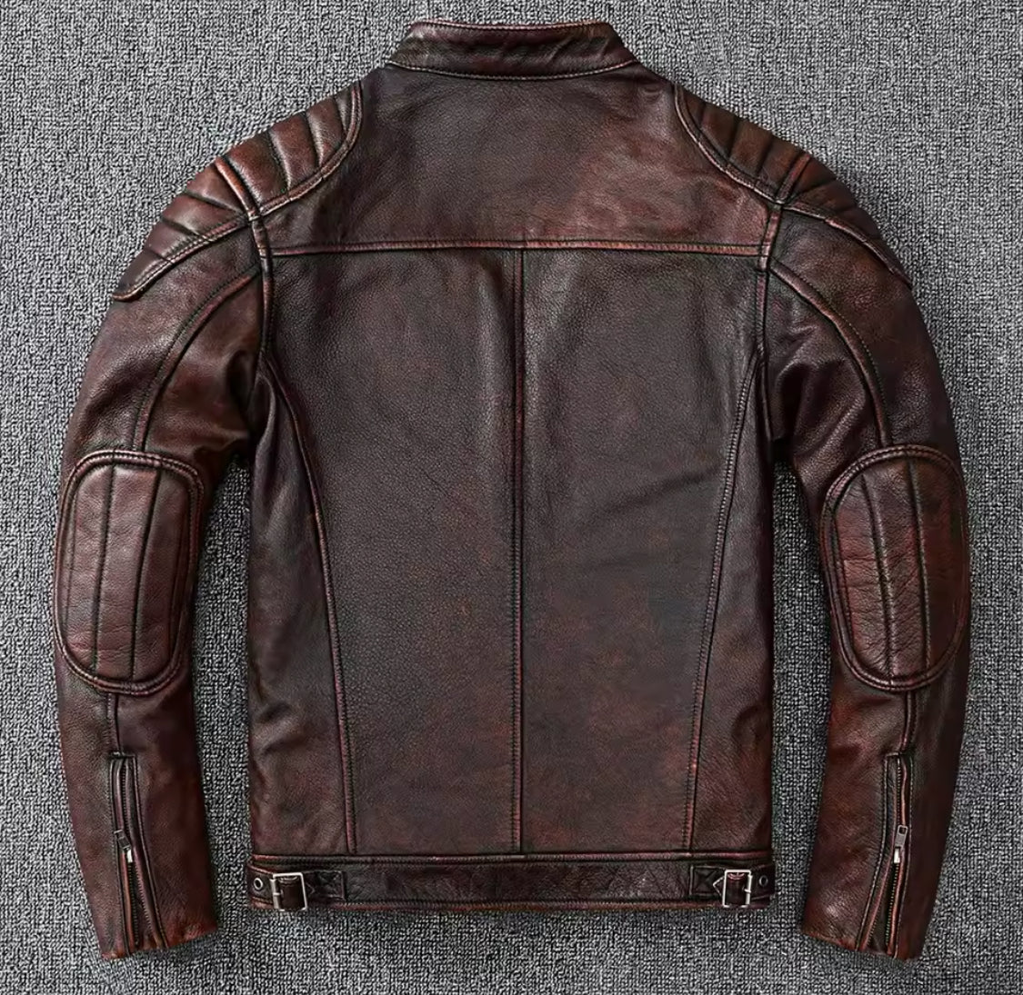 Vintage Mens Genuine Leather Jacket