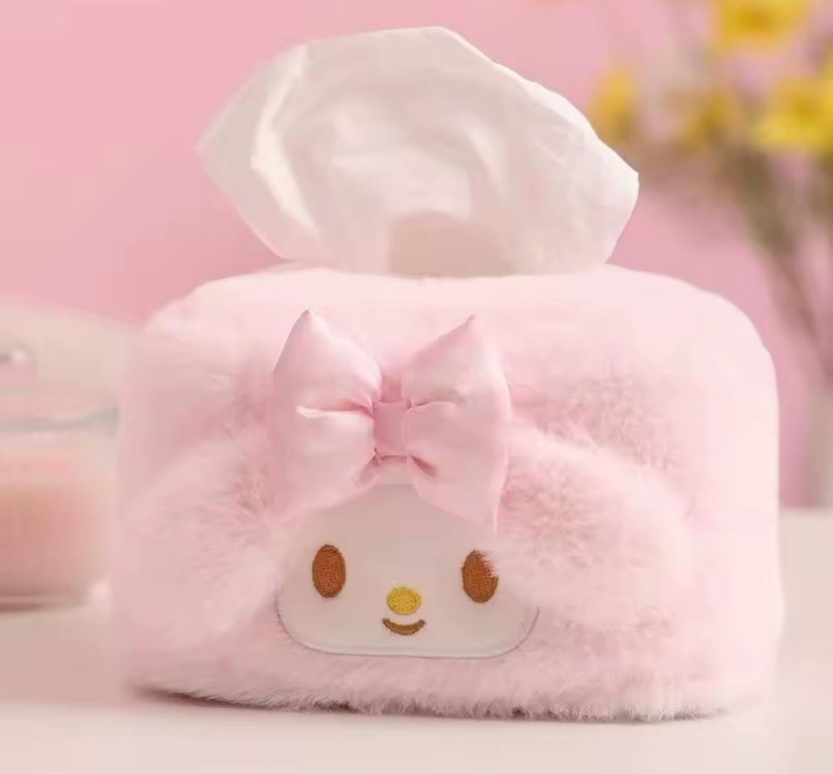 “Melody” Sanrio Hello Kitty & Friends, Faux Plush Tissue 2 Piece Set