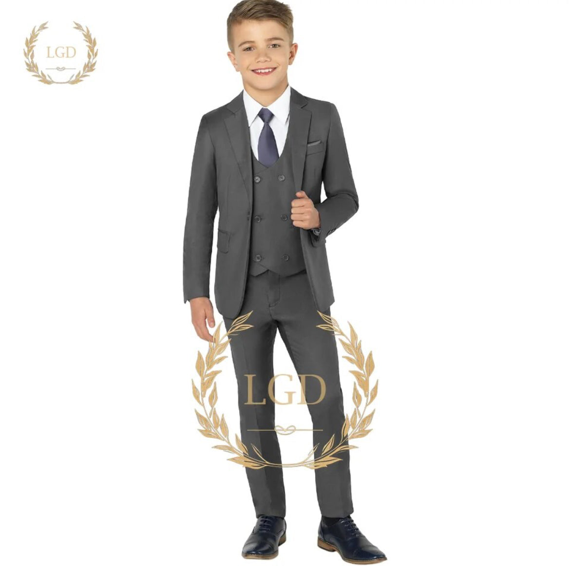 Formal Suits for Boys,Slim Jacket, Vest & Pants