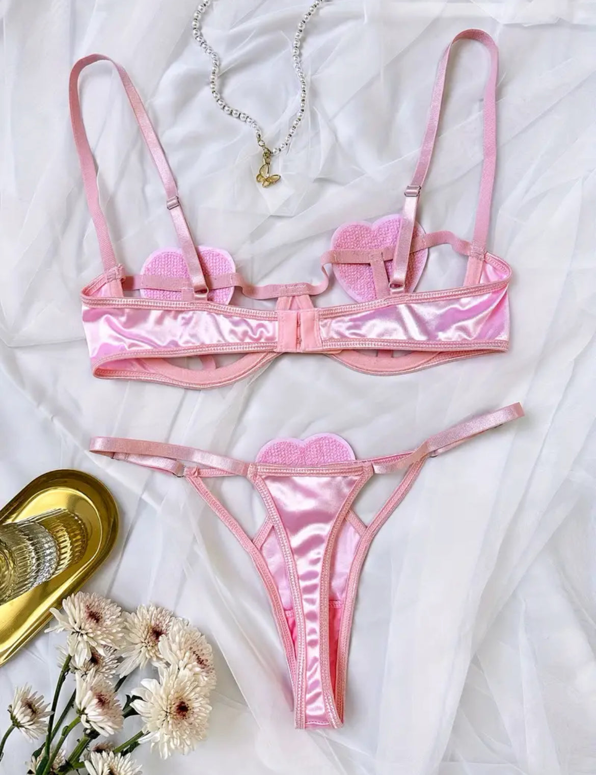 Sexy Sets Baby Pink Plus Size Sexy Lingerie (Women's)