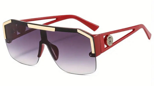 Lions, Large Frame Color Contrast Sunglasses