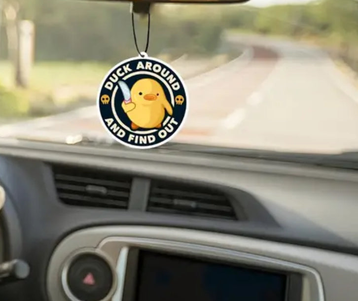 Duck Around and Find out Car Aromatherapy Tablets, Wardrobe Air Freshener, Perfume