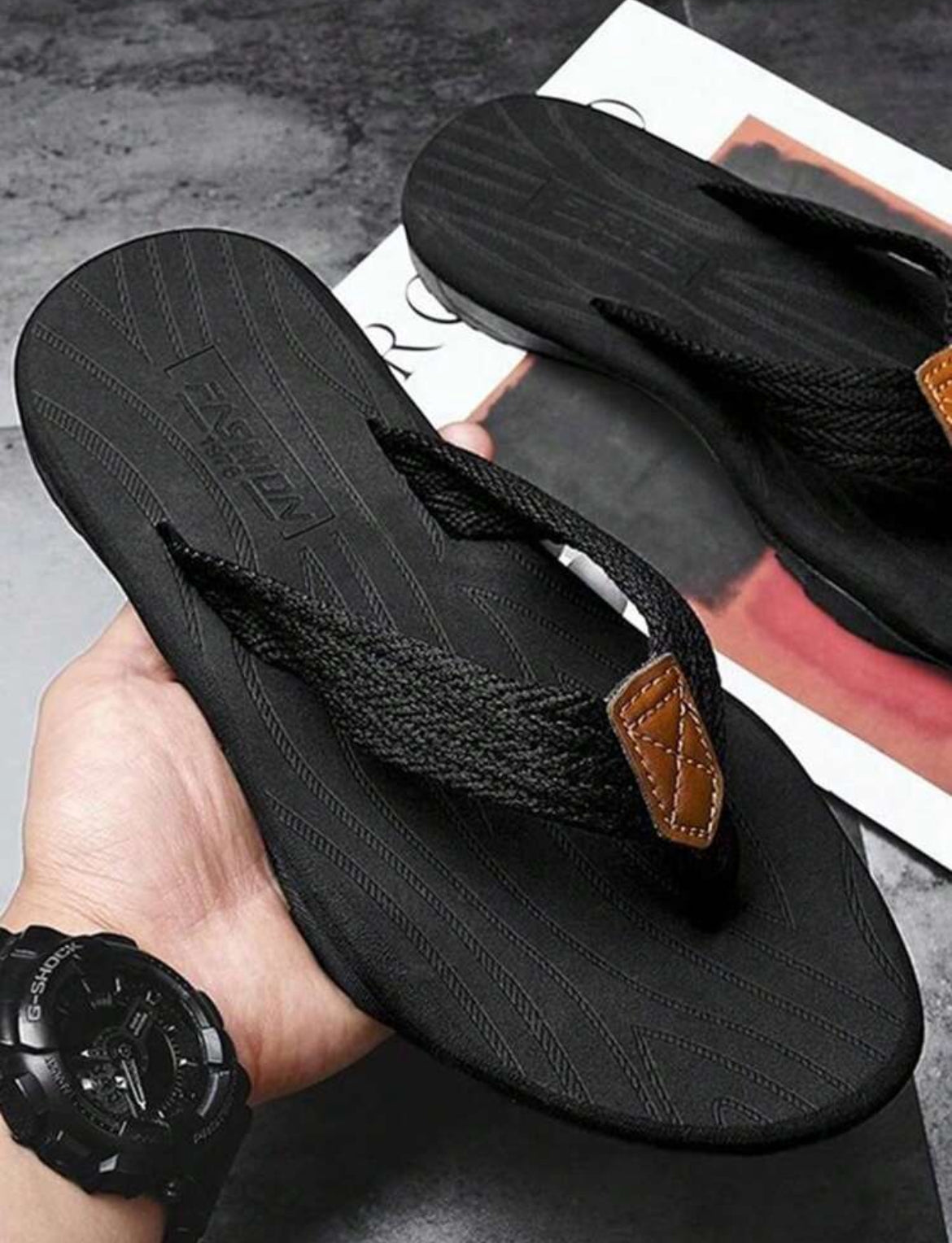 ‘VENICE’ Men’s Beach Flip Flops