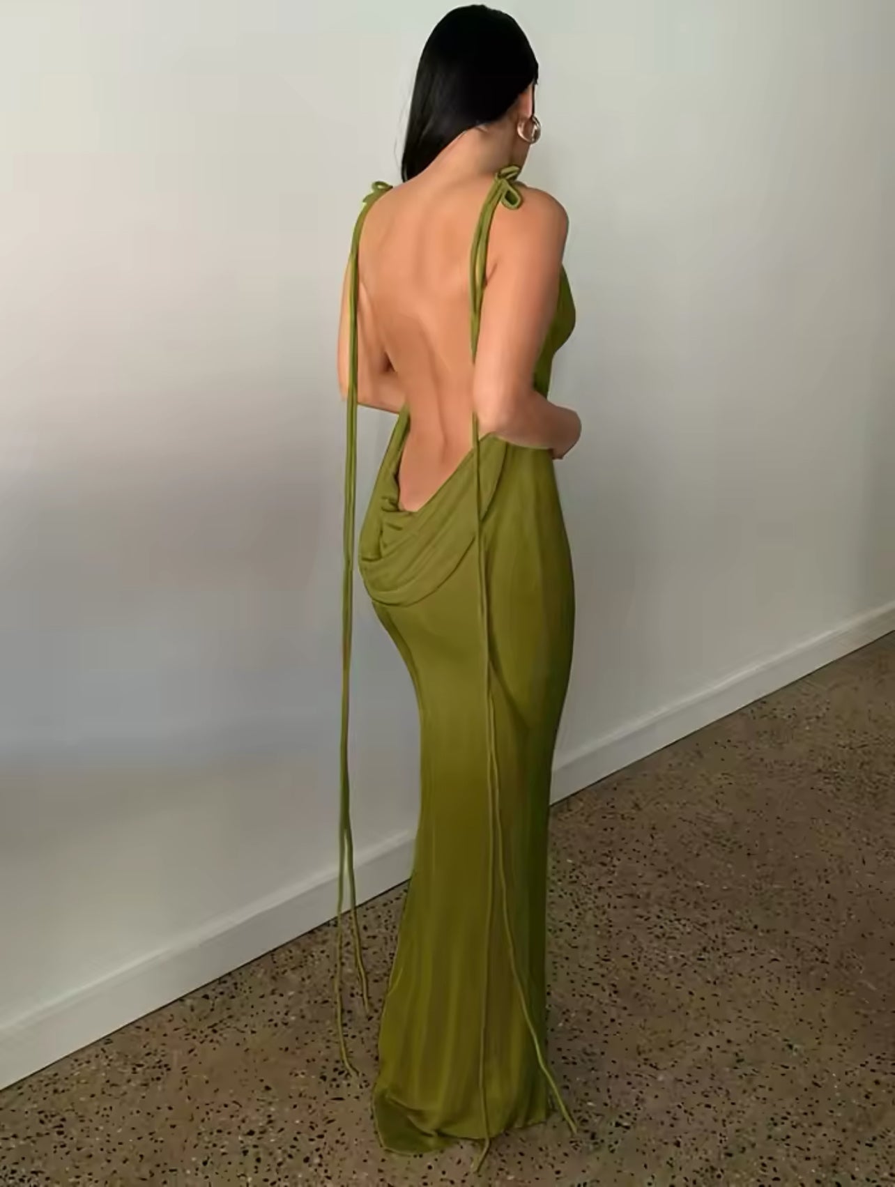 “Fashionite” Sexy Strapless Hang Neck, Dress