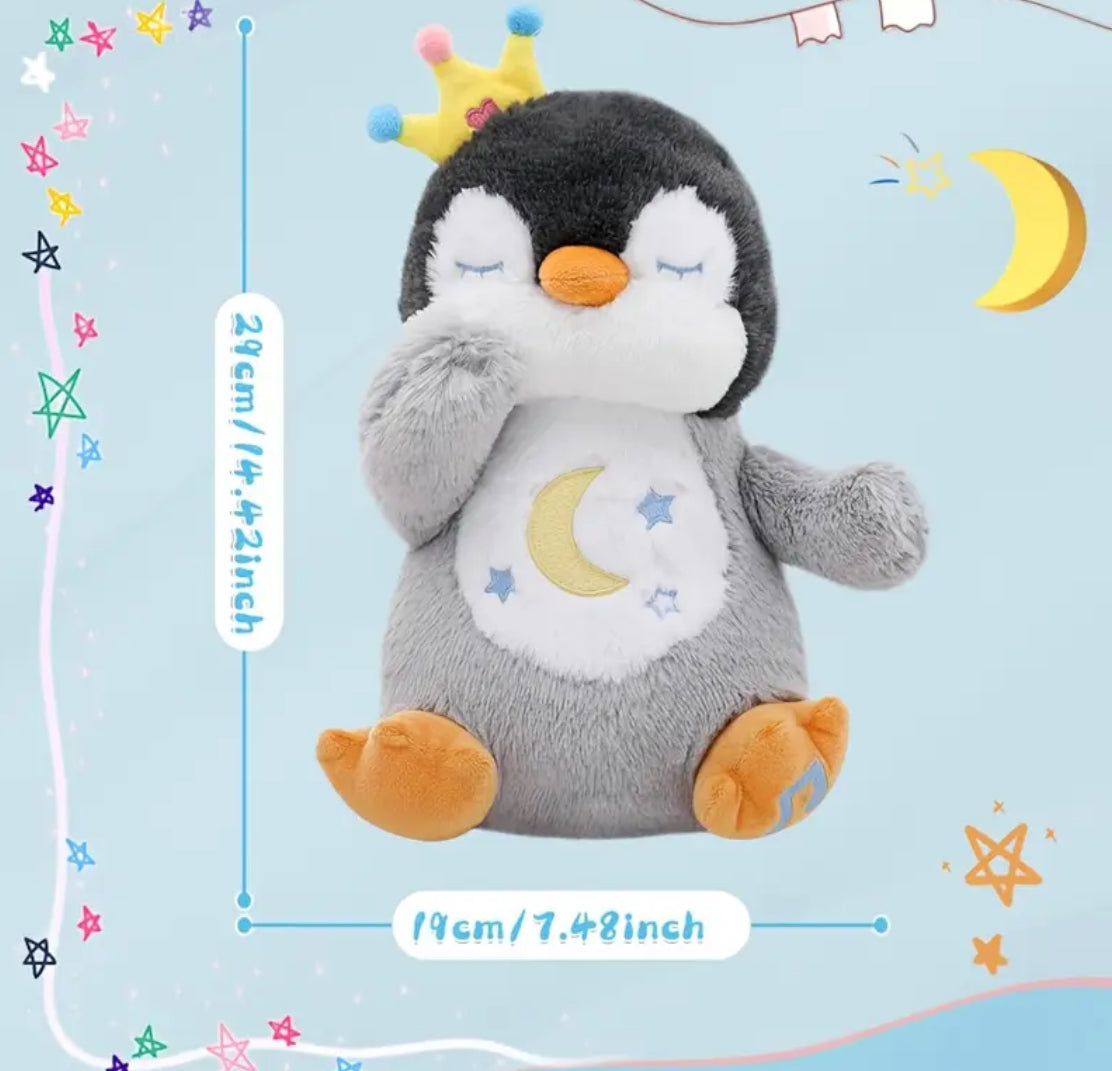 “Sleepy Buddies” Plush Toy with Sound, Featuring Soft Music & Timer