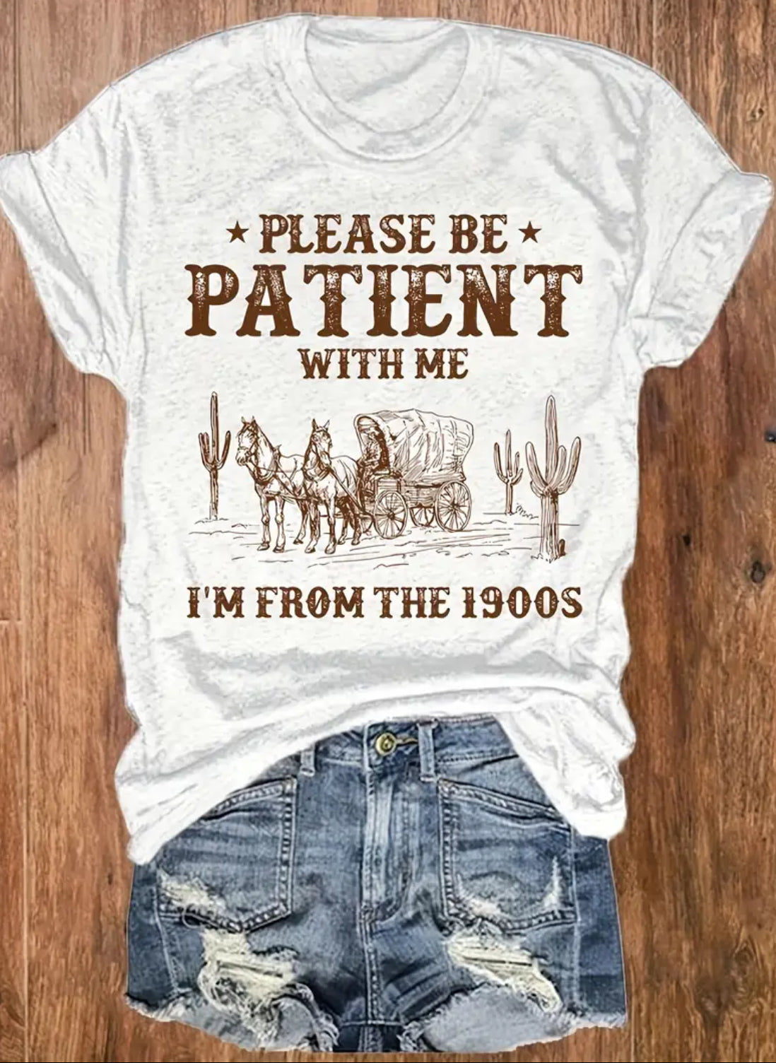 “I’m from the 1900’s”  Womens Casual, Soft Medium Stretch Fabric, Up to 2XL