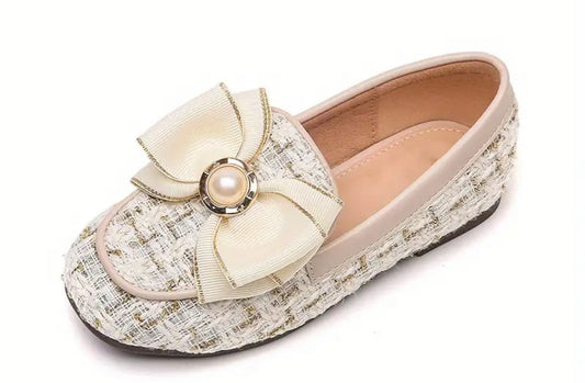 Elegant Bowknot Design, Round Toe, Mary Jane Shoes, Youth