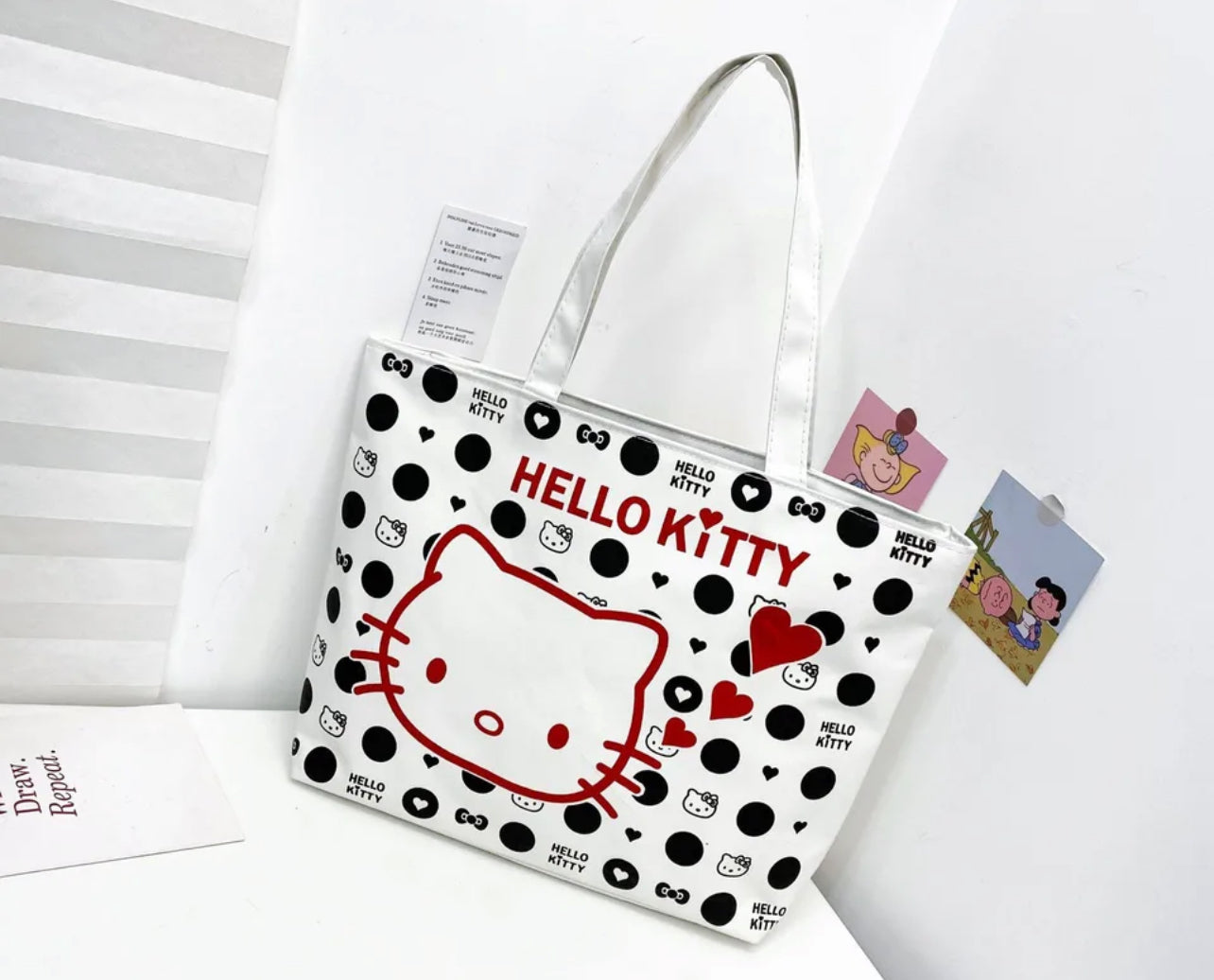 Bolsos de lona informales de Hello Kitty ♥️, de gran capacidad