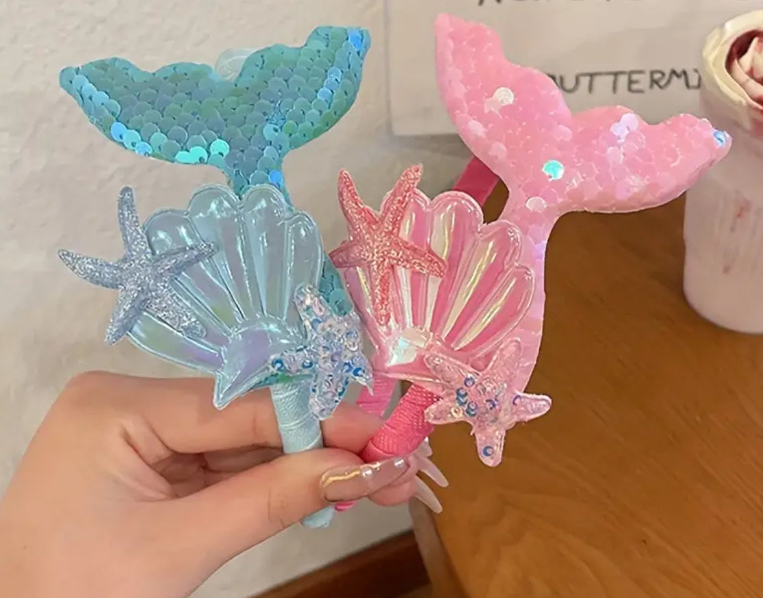 Mermaid Tail 🪸 Princess Shell Starfish Charming Hair Accessories