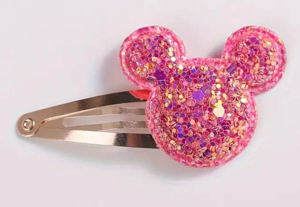 Accesorios para el cabello con purpurina de Disney